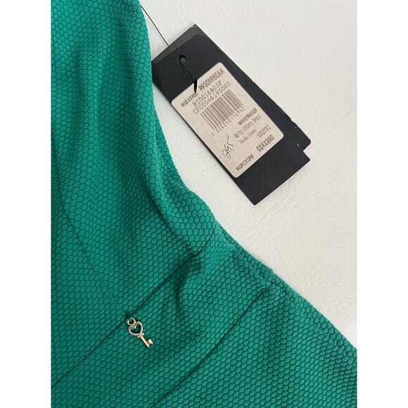 Rinascimento Made in Italy NWT sheath dress flare size Small Elegant luxury - Picture 5 of 7